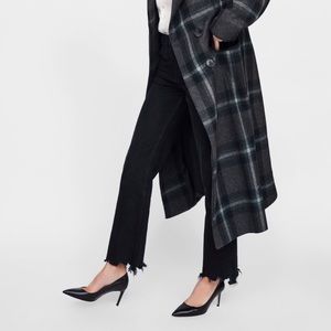 Zara Black Leather Pumps